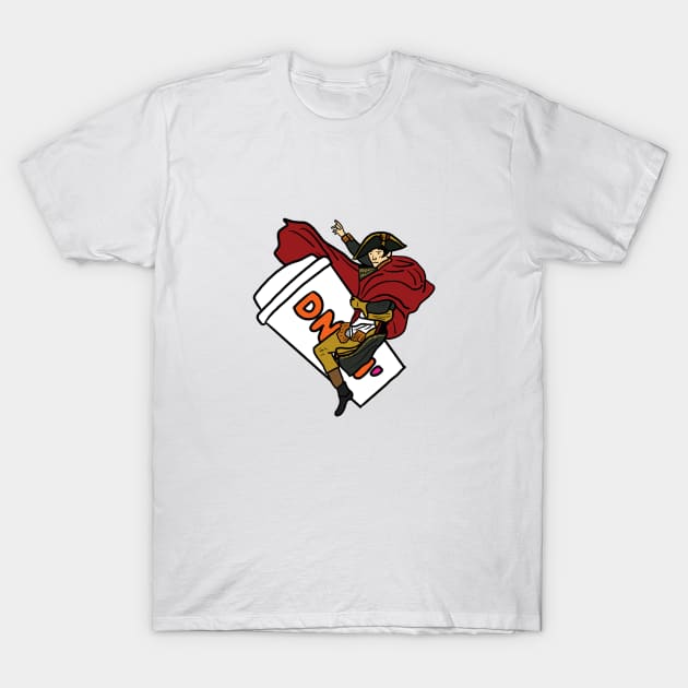 History Runs on Dunkin' T-Shirt by Drawing Daily USA